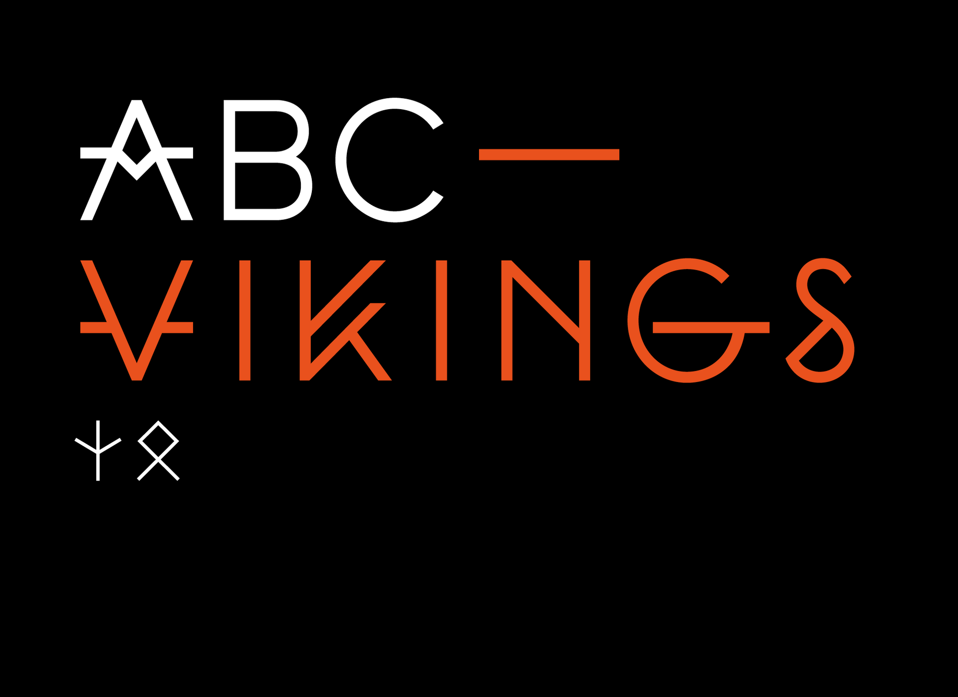 Identity. Bespoke typeface and icons.