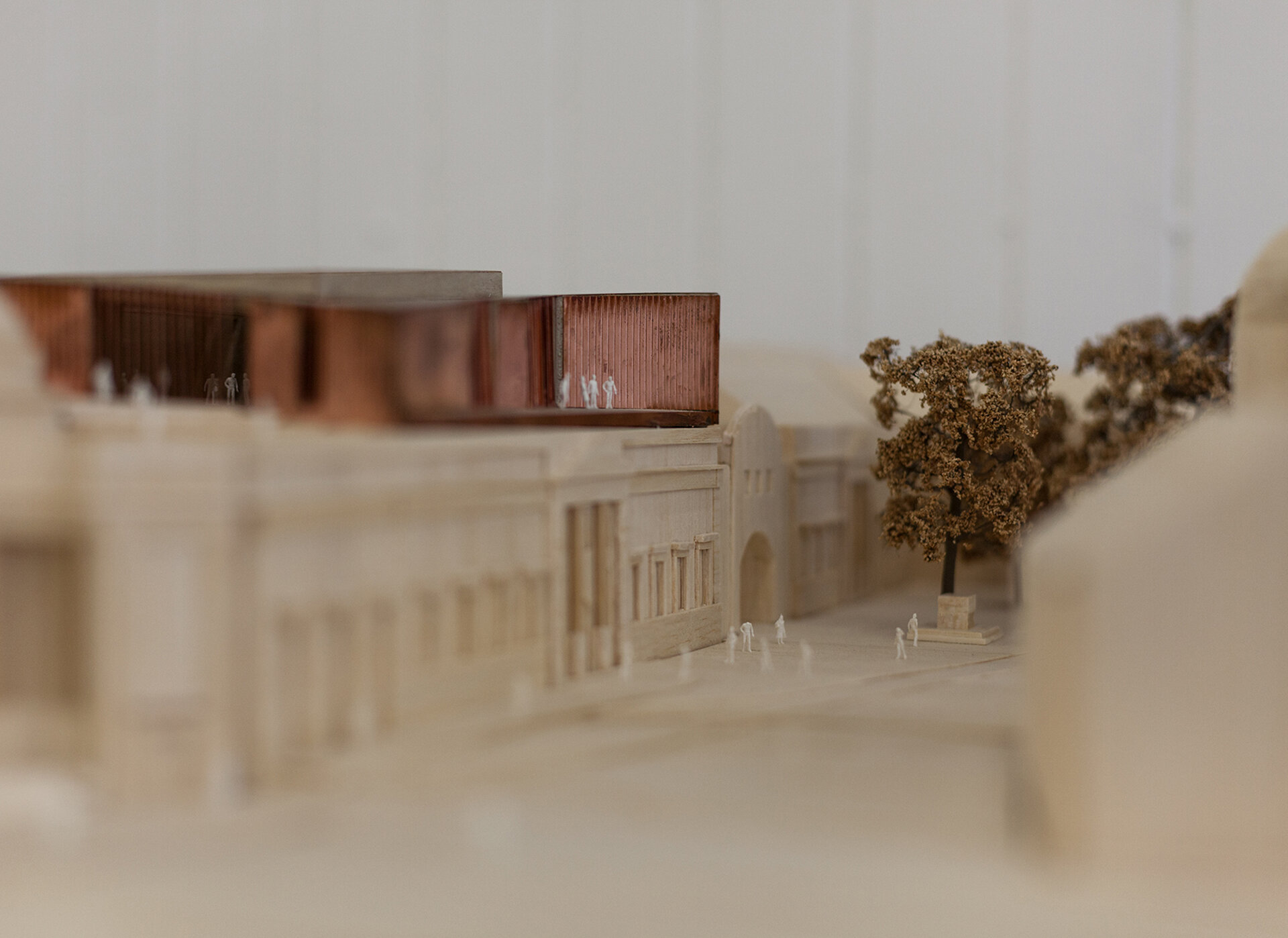 Detail of an architects model.