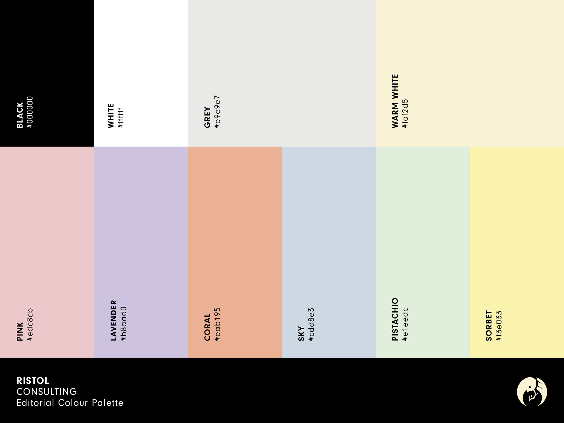 Ristol Colour palette